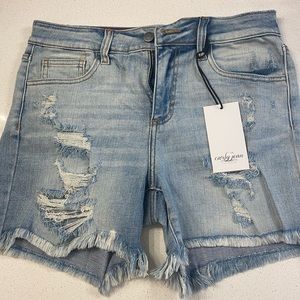 NWT CJLA Larsen distressed shorts